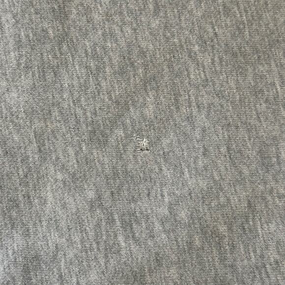 Vtg Champion Reverse Weave Womens Sweatshirt Gray Double Snap Collar Hooded M - Picture 8 of 12